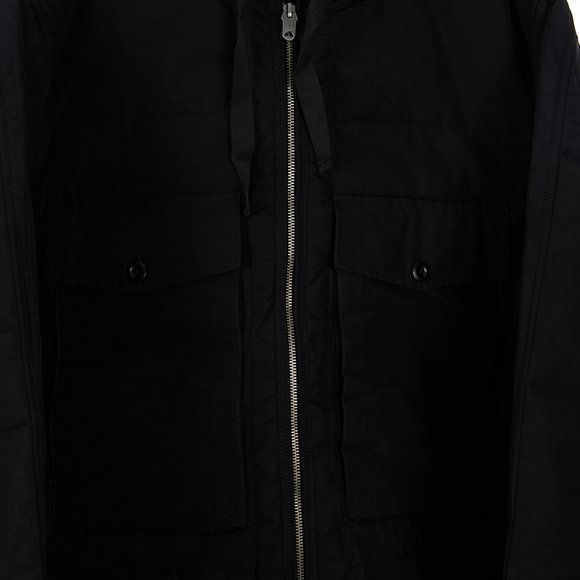 Nigel Cabourn Lybro Midfield Liner Black Military Coat Size 48 - Picture 4 of 10